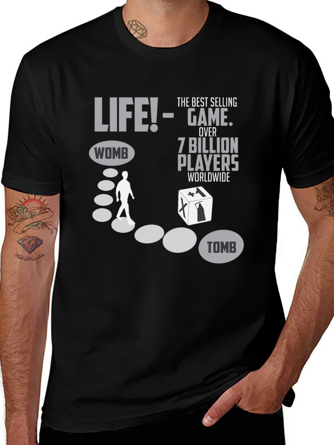 Variant 13 of Life is a Game T-Shirt - Womb to Tomb
