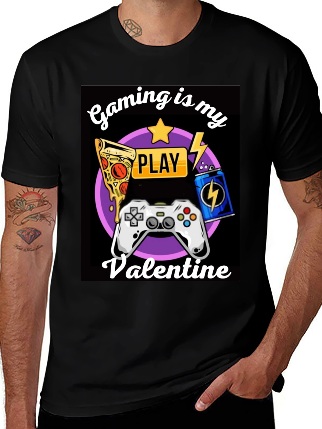Variant 12 of Gaming is My Valentine T-Shirt