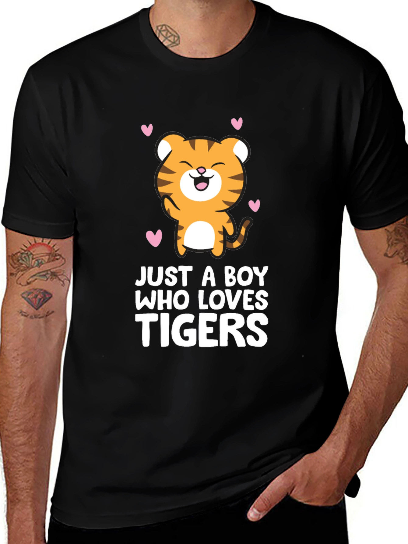 Variant 7 of Cute Tiger Boy's T-Shirt