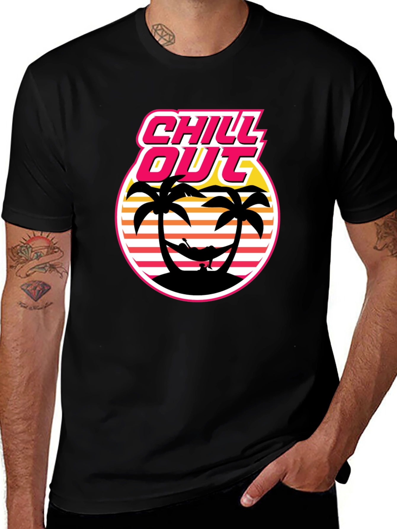 Variant 13 of Chill Out T-Shirt - Tropical Vacation Vibes