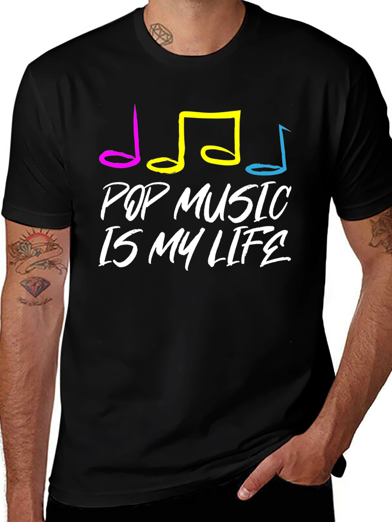 Variant 21 of Pop Music Is My Life T-Shirt