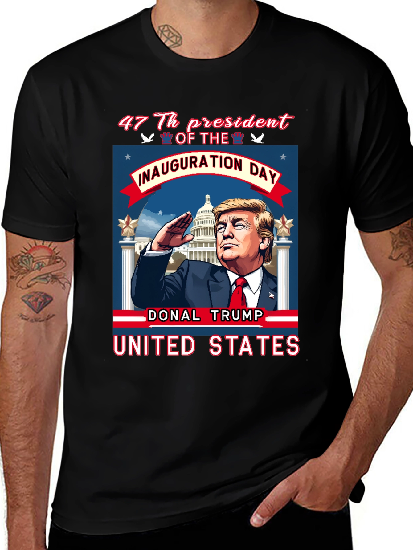 47th President Inauguration Day Donald Trump T-Shirt