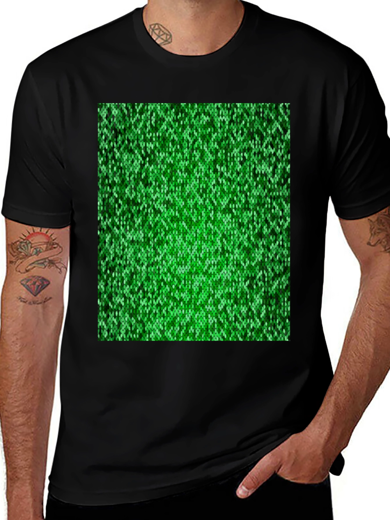 Variant 22 of Green Matrix T-Shirt