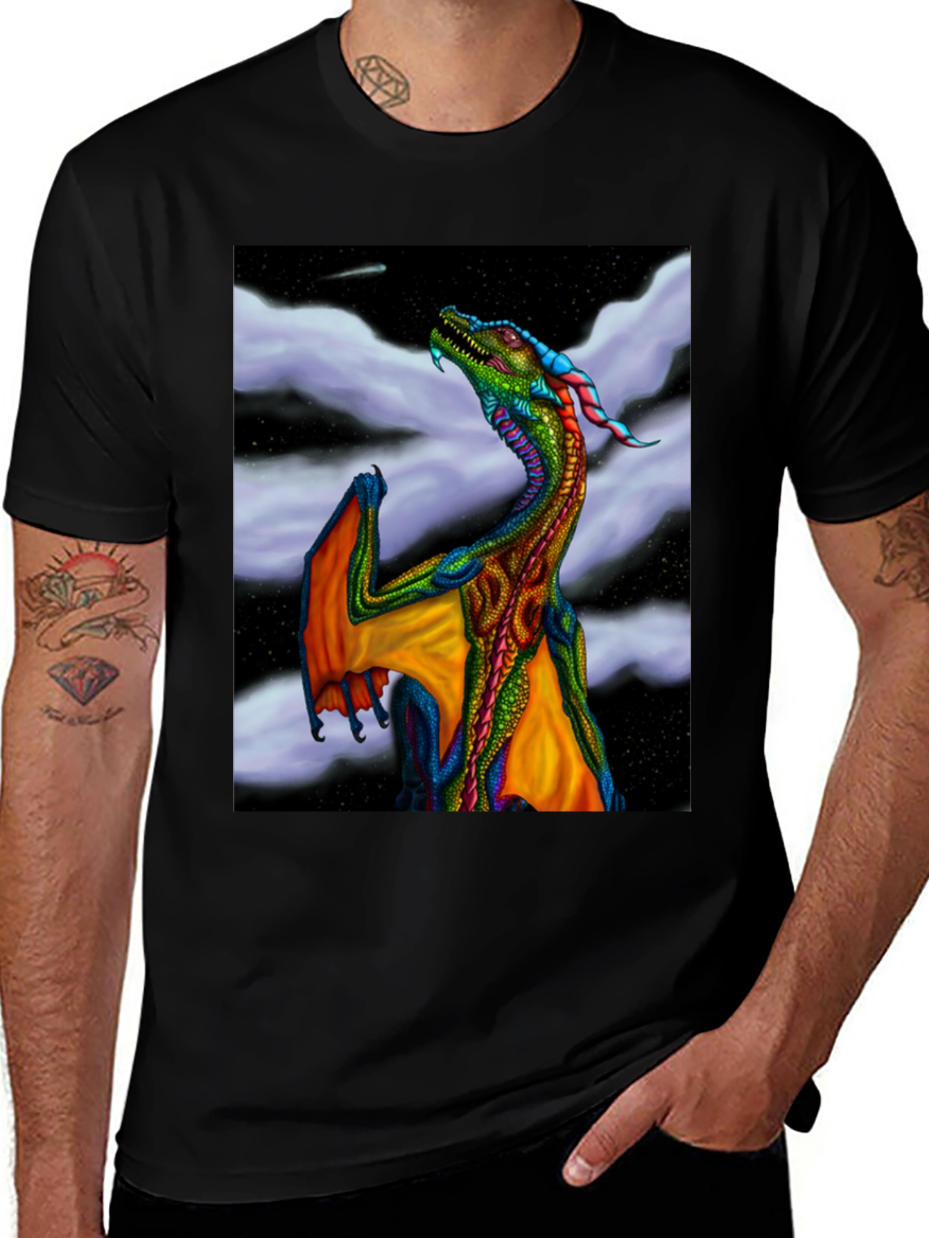 Variant 14 of Dragon T-Shirt - Mystical Creature Art Tee