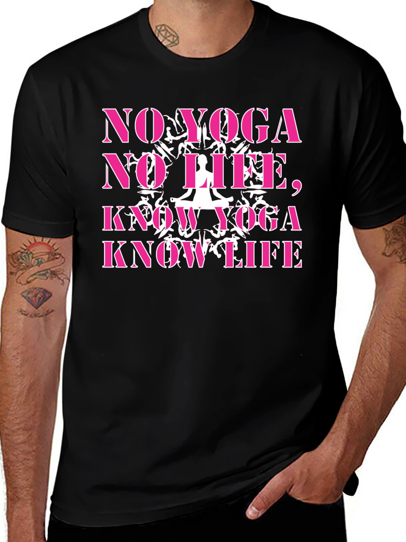 Variant 20 of Yoga Life T-Shirt - No Yoga, No Life