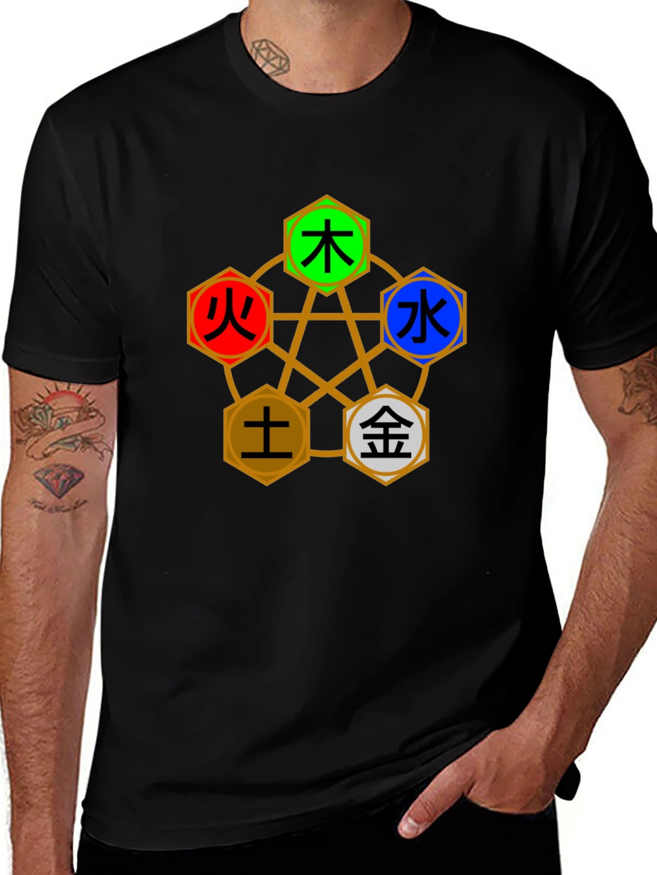 Five Elements T-Shirt - Balance & Harmony