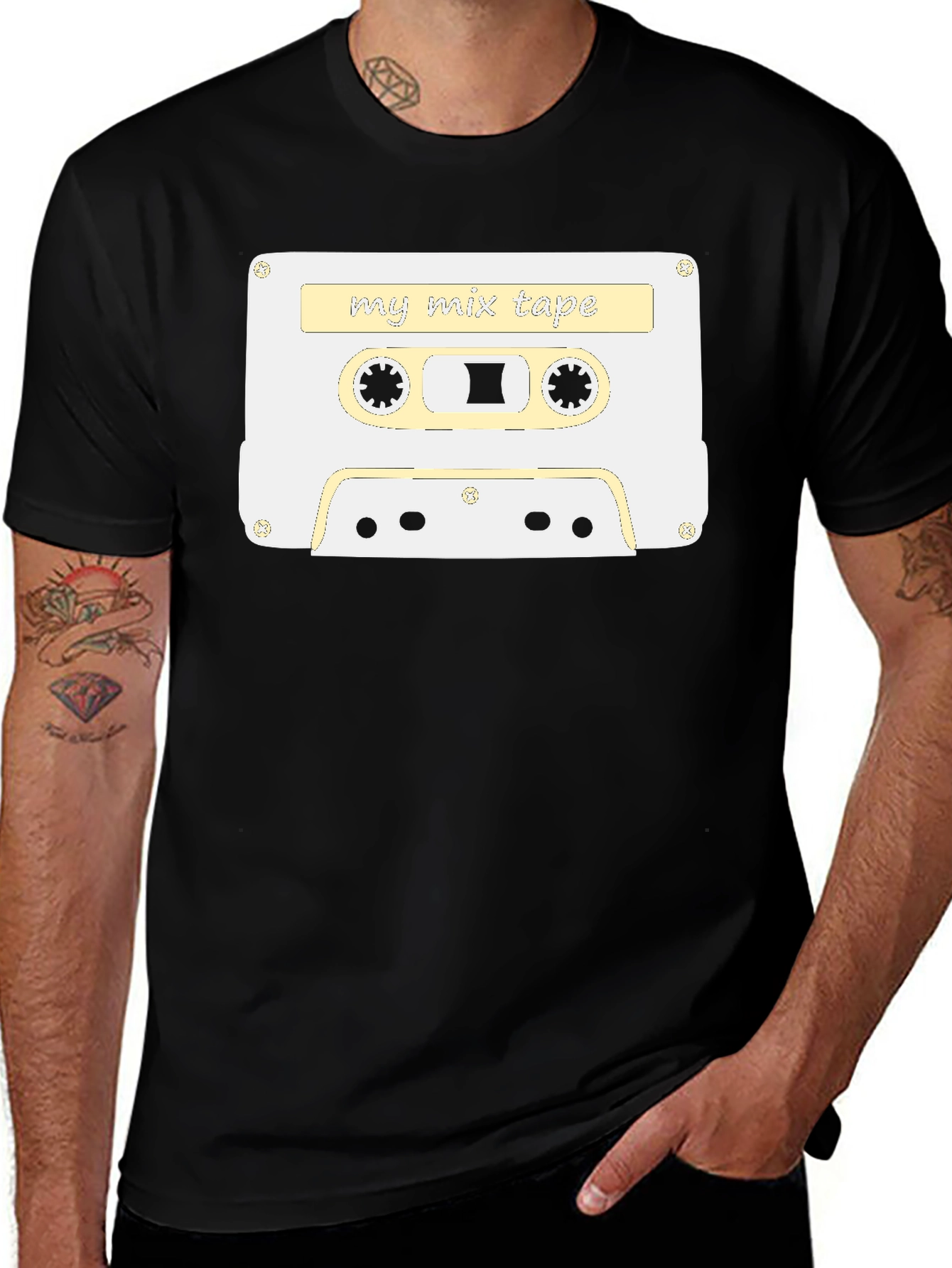 My Mix Tape Graphic Tee - Retro Cassette T-Shirt