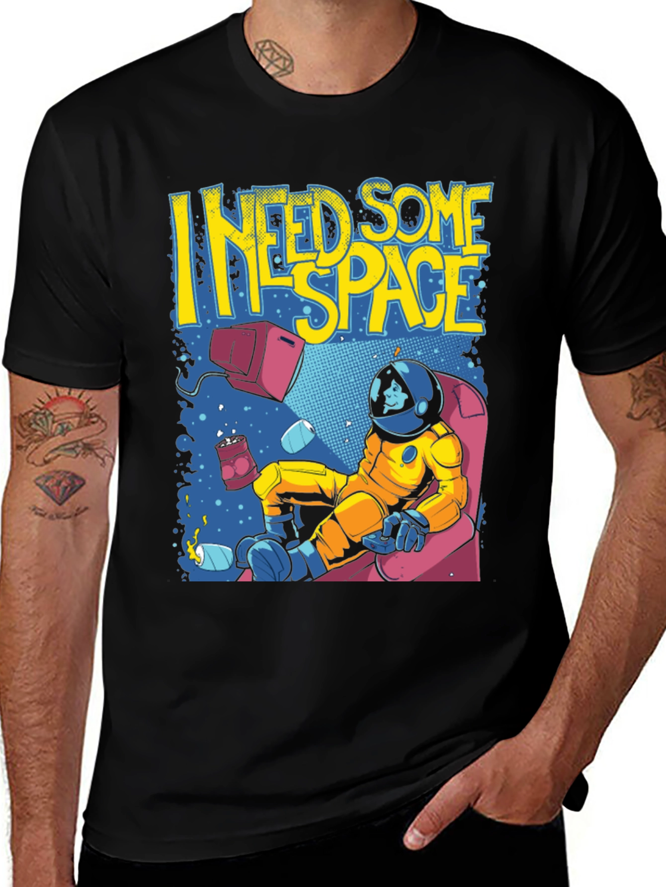 Variant 8 of I Need Some Space Graphic T-Shirt