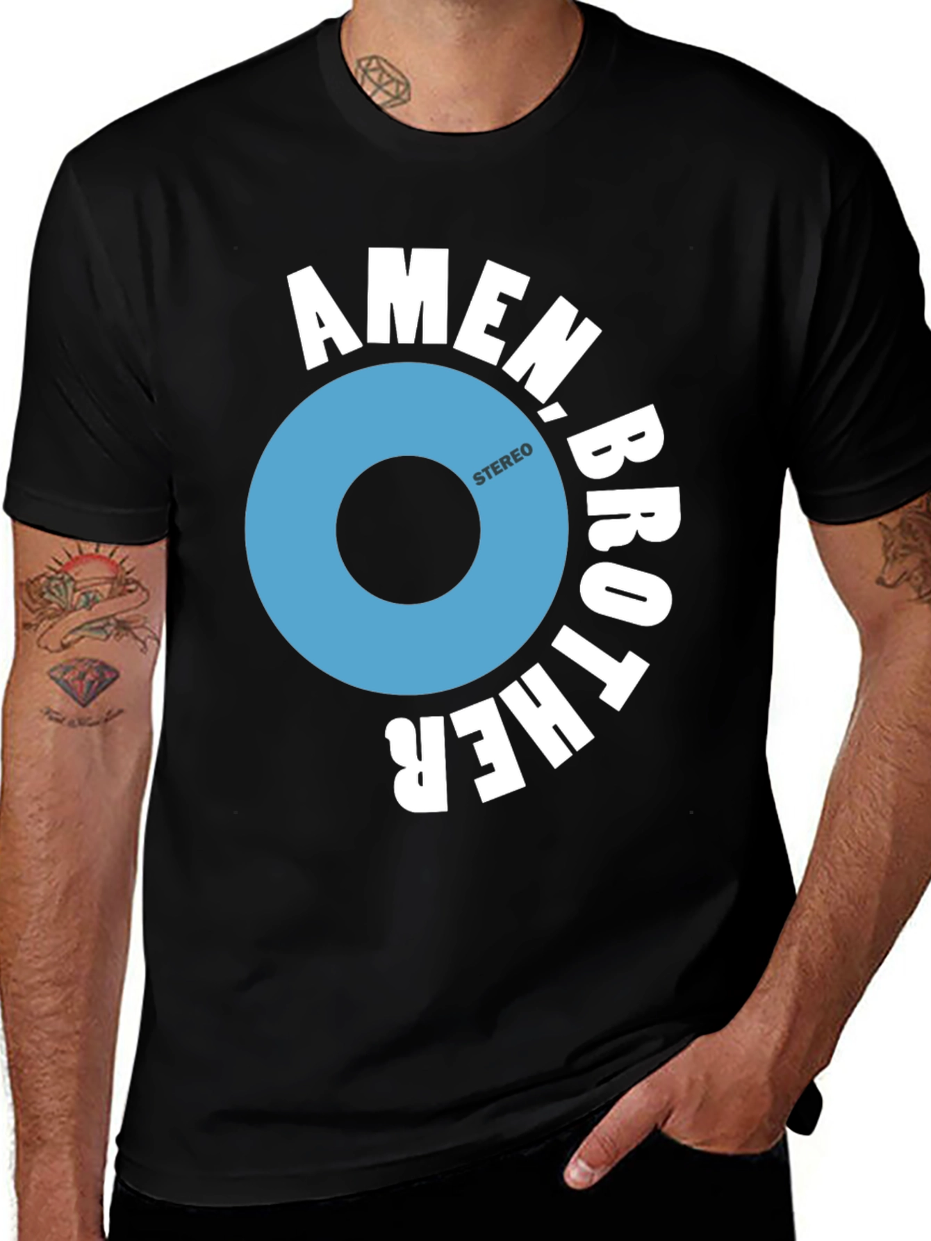 Variant 27 of Amen, Brother T-Shirt - Classic Breakbeat Tee