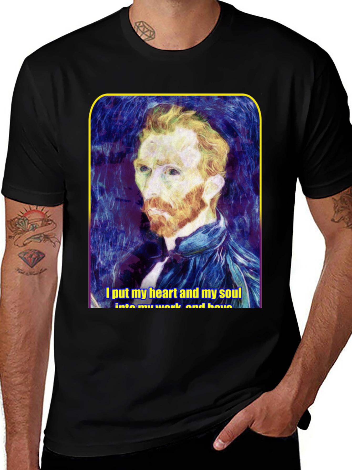 Variant 6 of Van Gogh Portrait T-Shirt