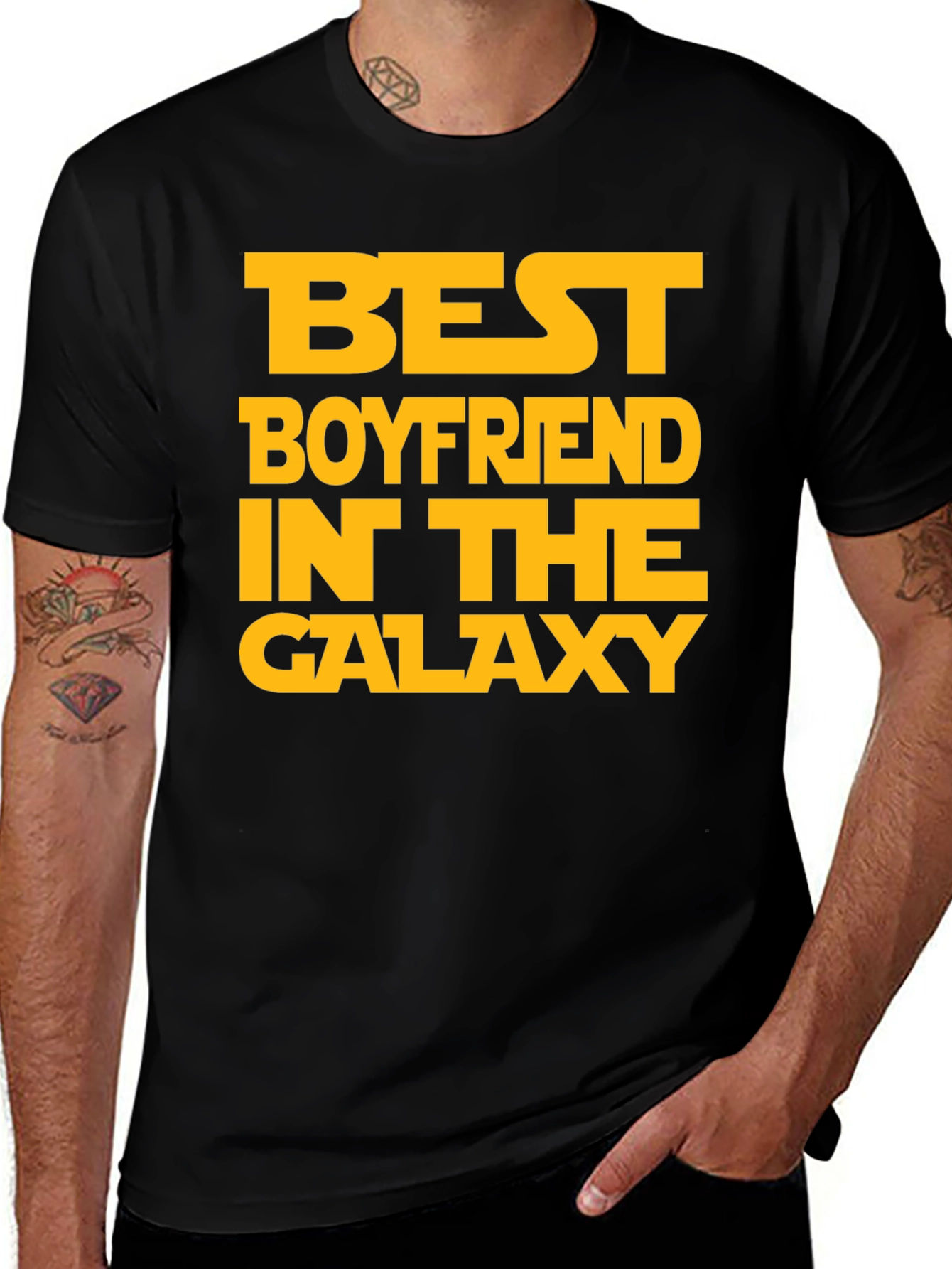 Variant 26 of Best Boyfriend in the Galaxy Graphic Tee