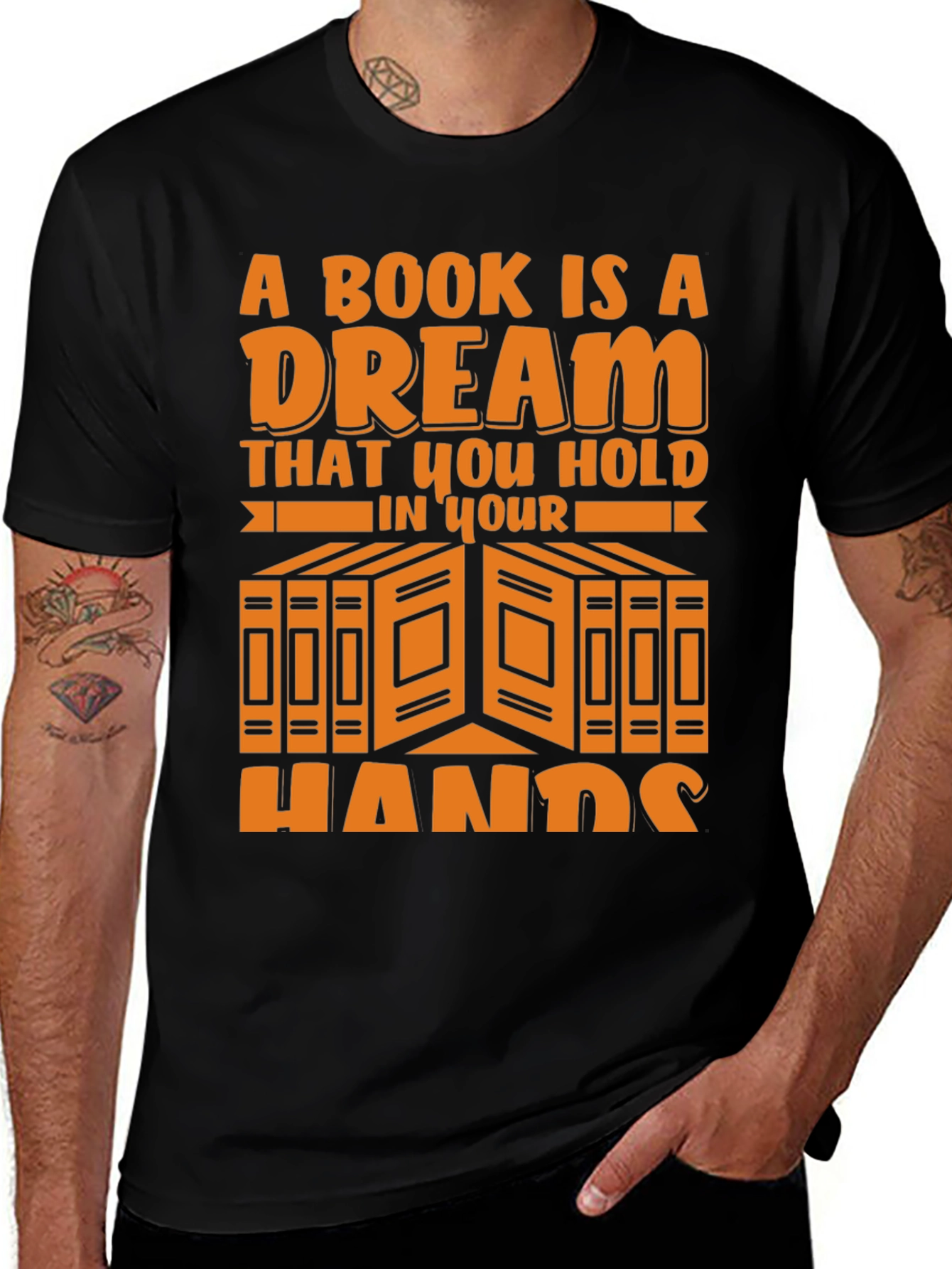 Variant 30 of Book Lover T-Shirt: A Book is a Dream Tee