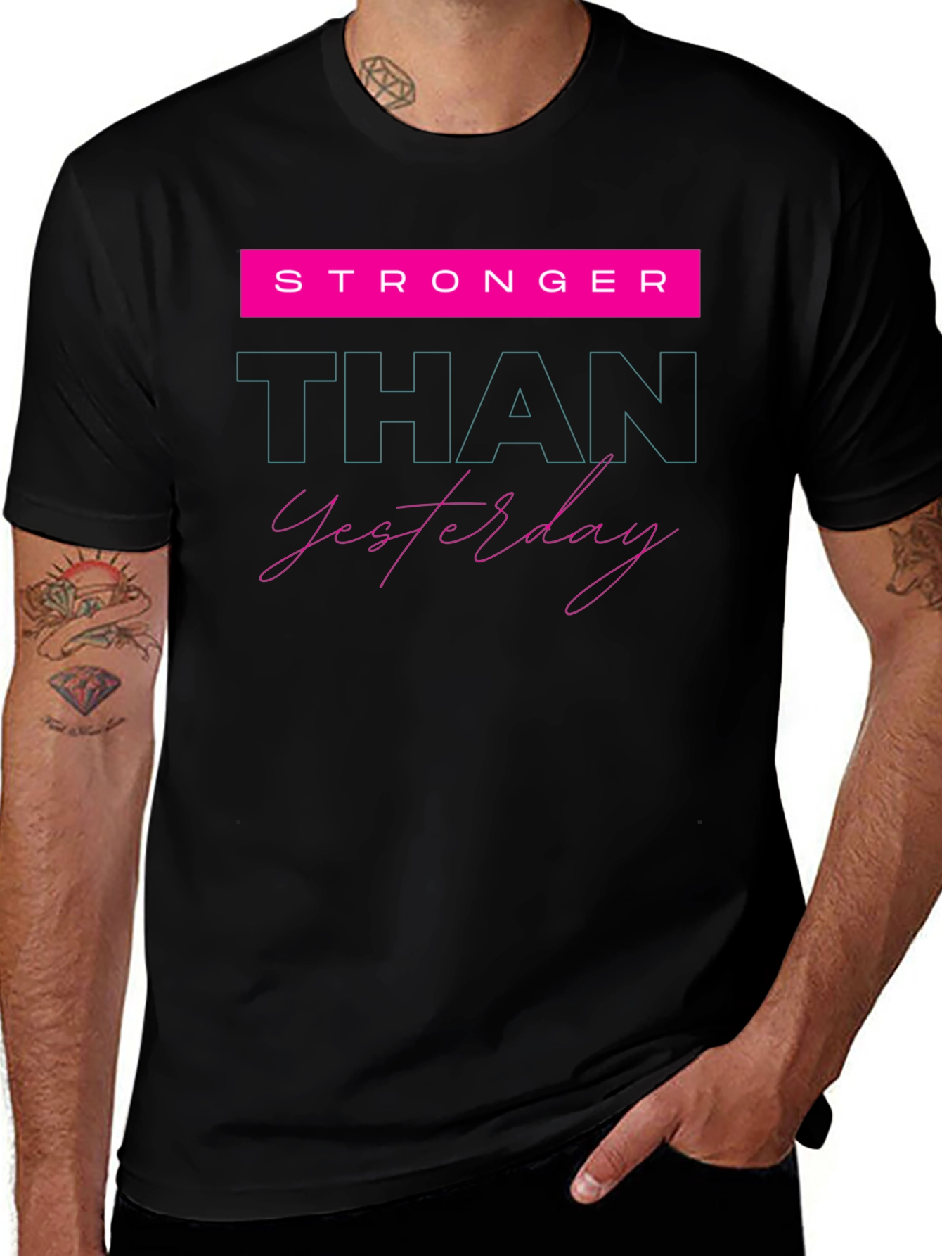 Variant 13 of Stronger Than Yesterday Graphic Tee