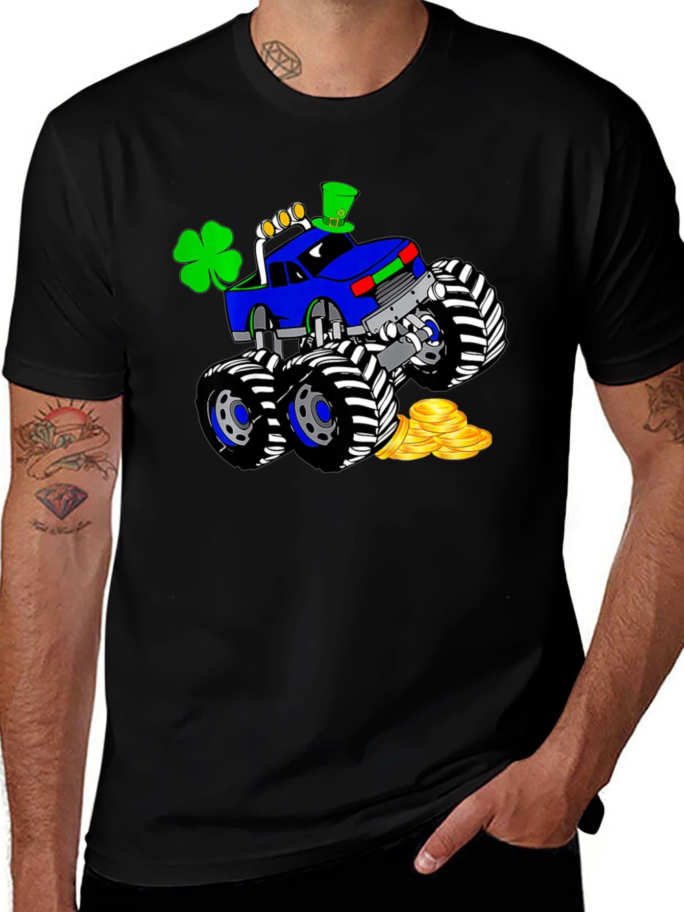 Variant 9 of St. Patrick's Day Monster Truck T-Shirt