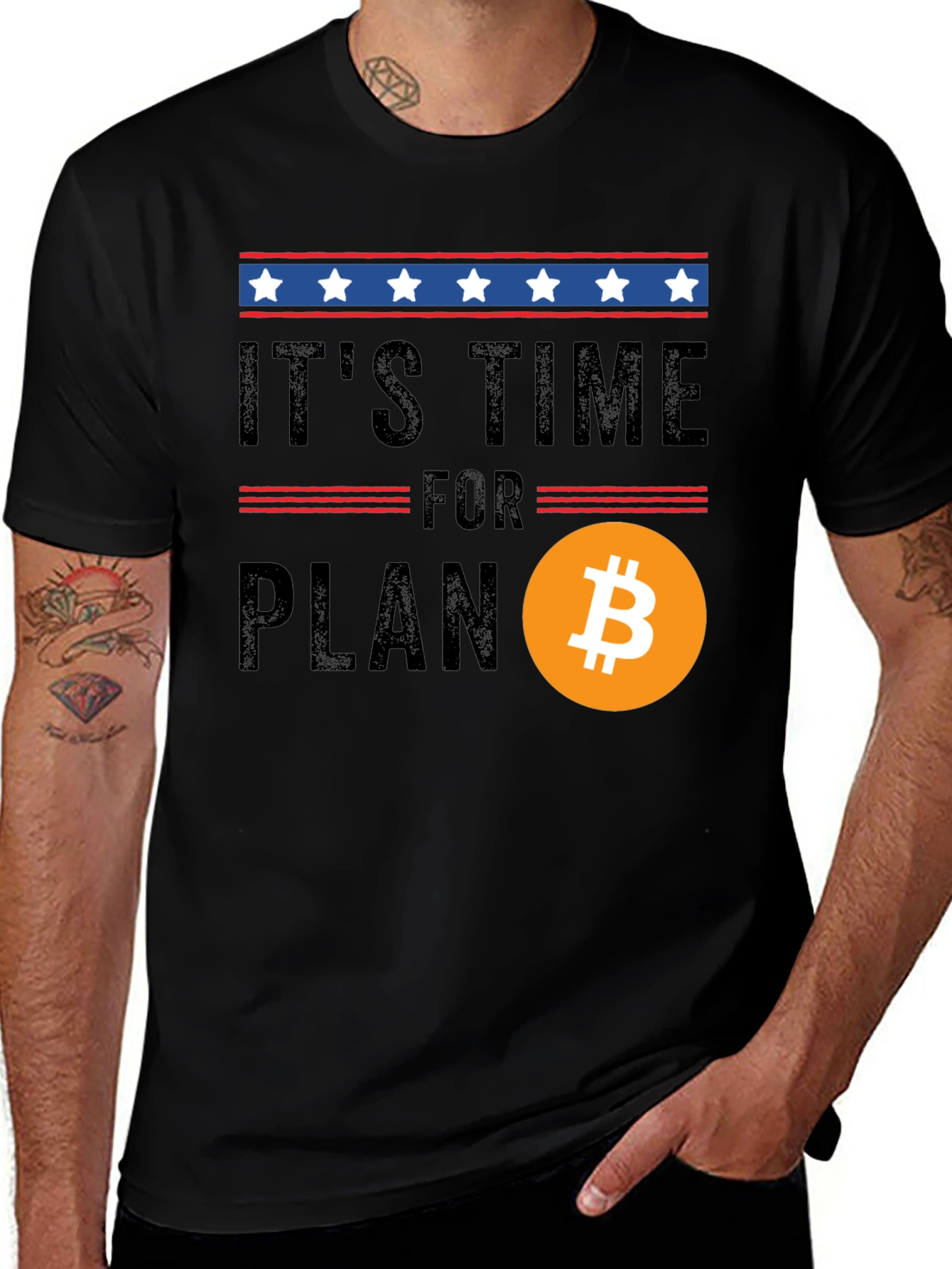 It's Time For Plan B Bitcoin Graphic Tee