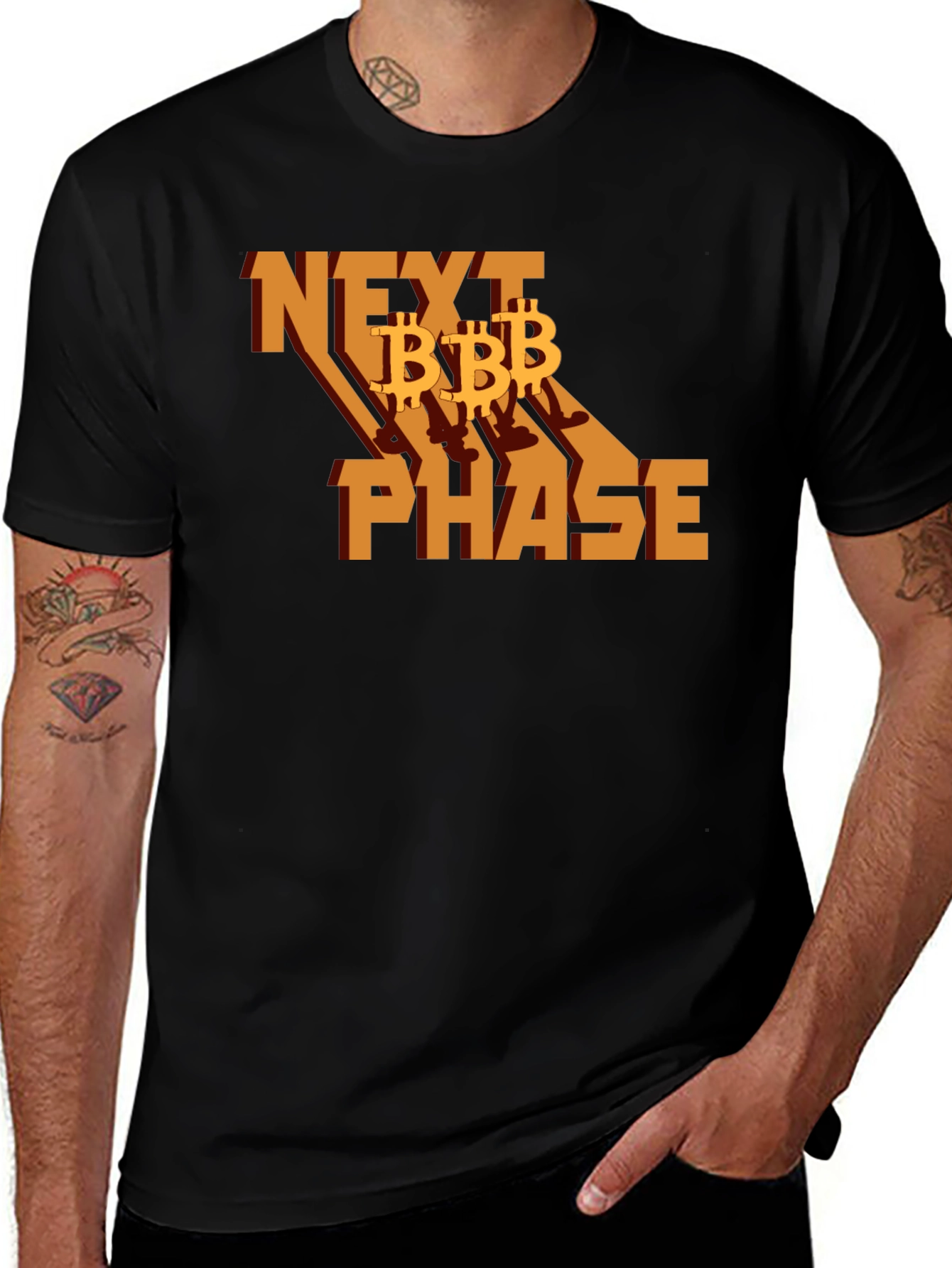 Variant 24 of Next Phase Bitcoin Graphic Tee