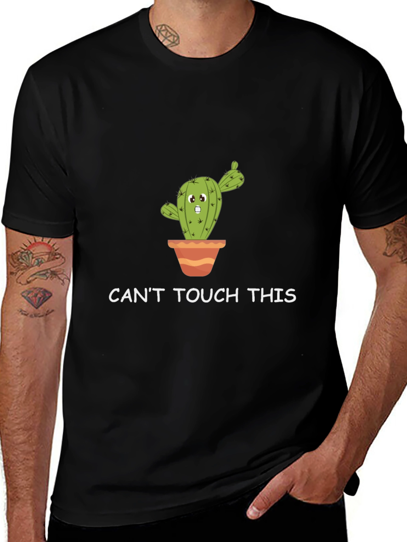 Variant 6 of Cactus Graphic T-Shirt - Can't Touch This