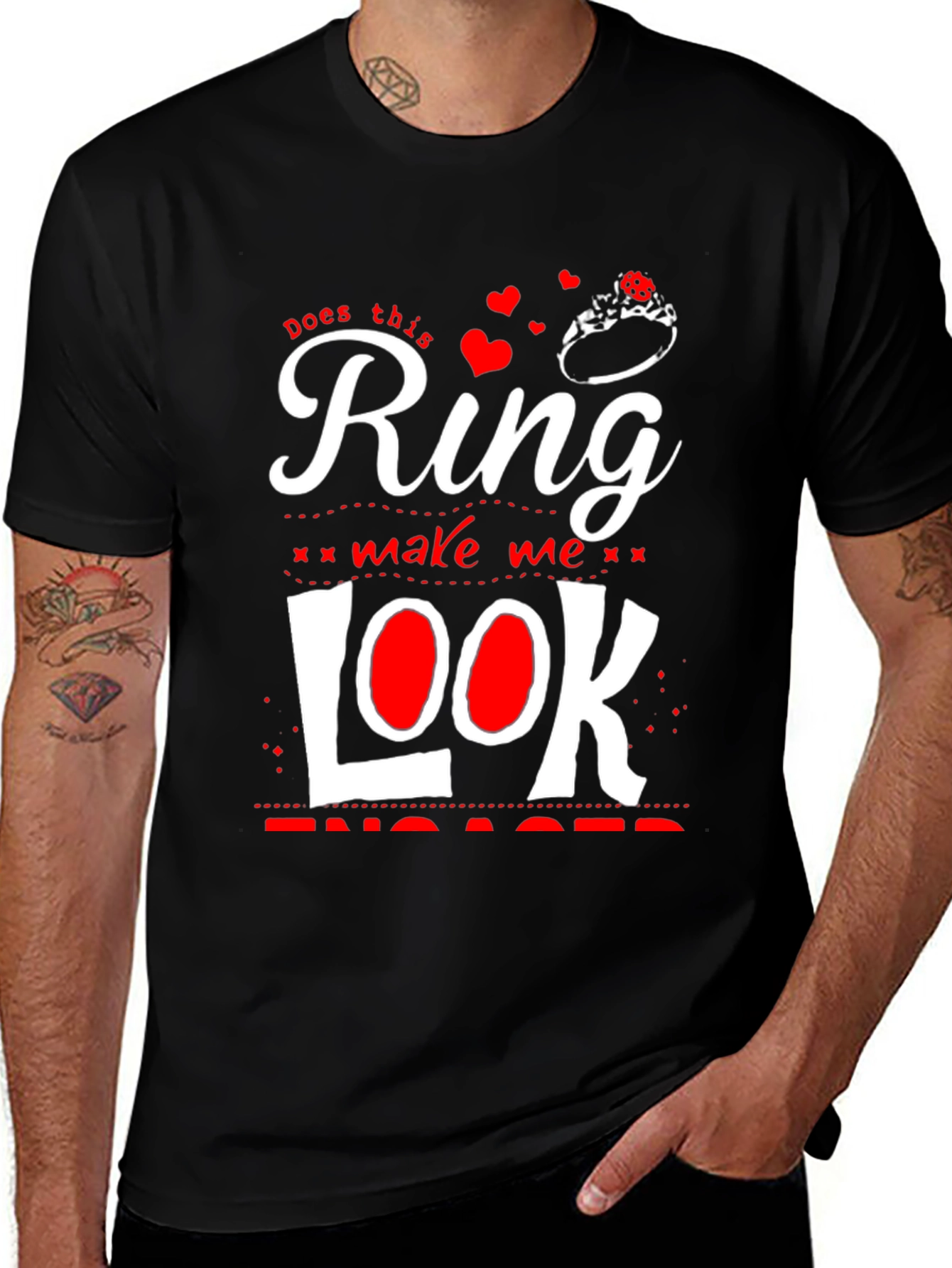Variant 13 of Does This Ring Make Me Look Engaged? T-Shirt
