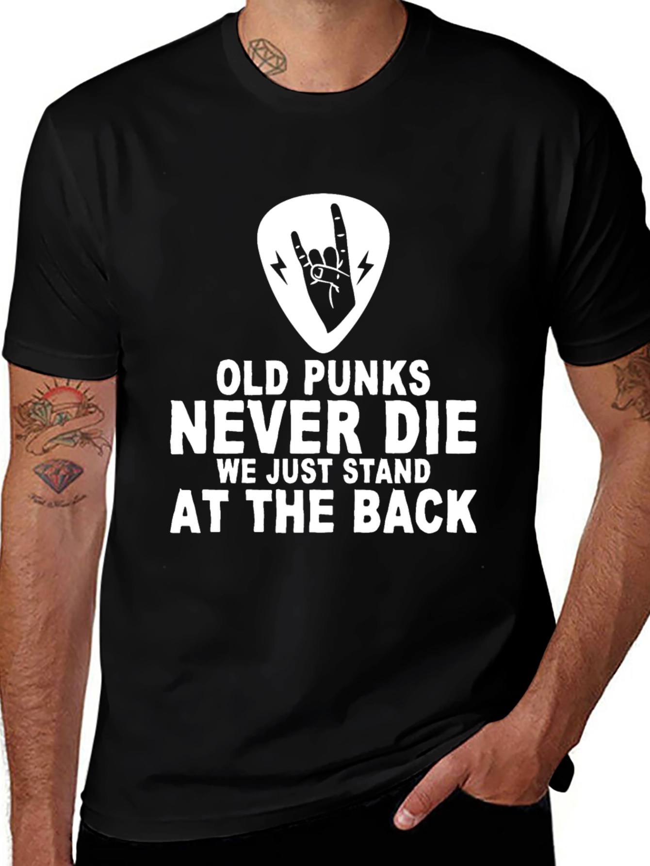 Variant 26 of Old Punks Never Die Graphic T-Shirt