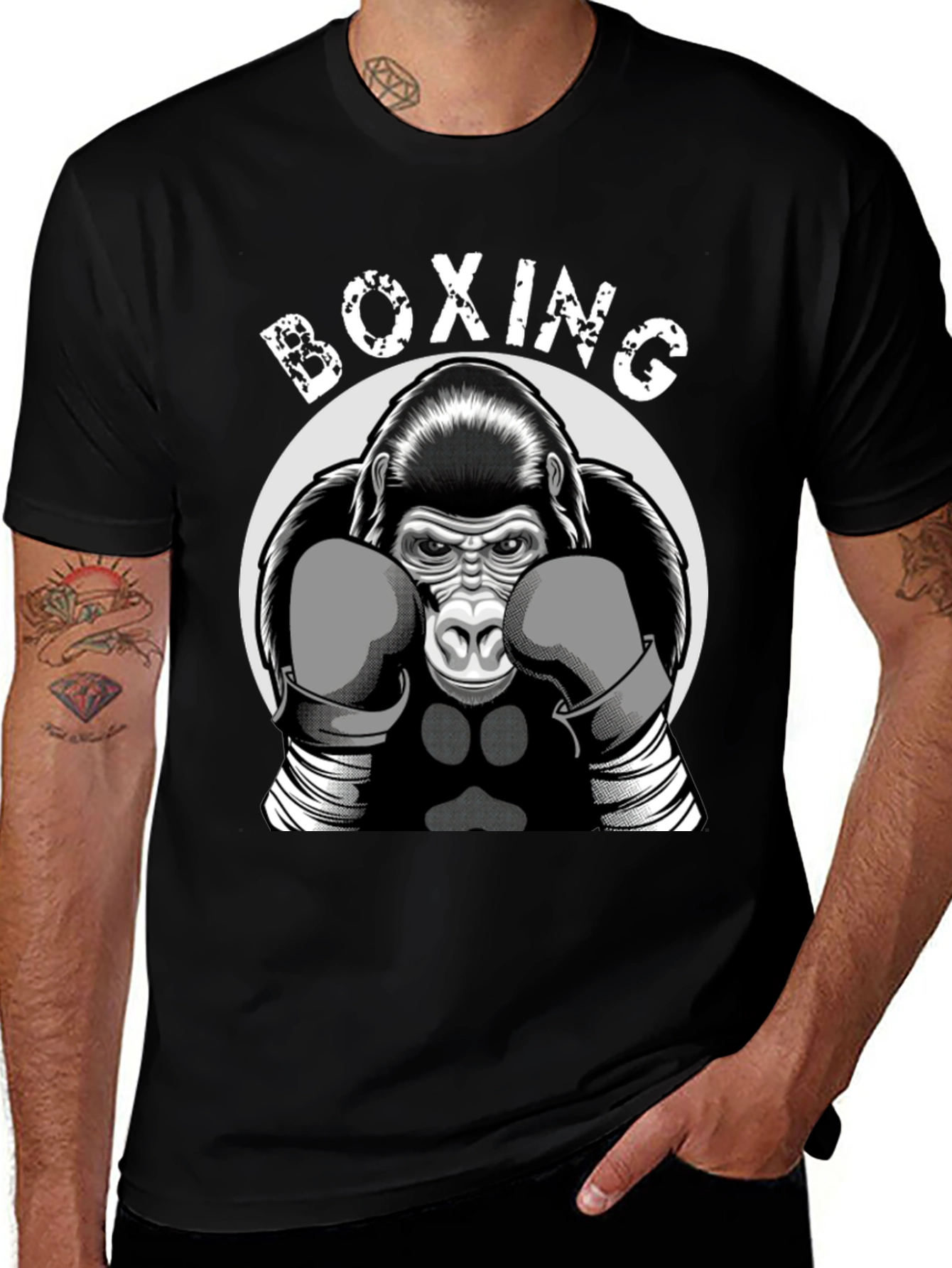 Variant 21 of Boxing Gorilla Graphic Tee
