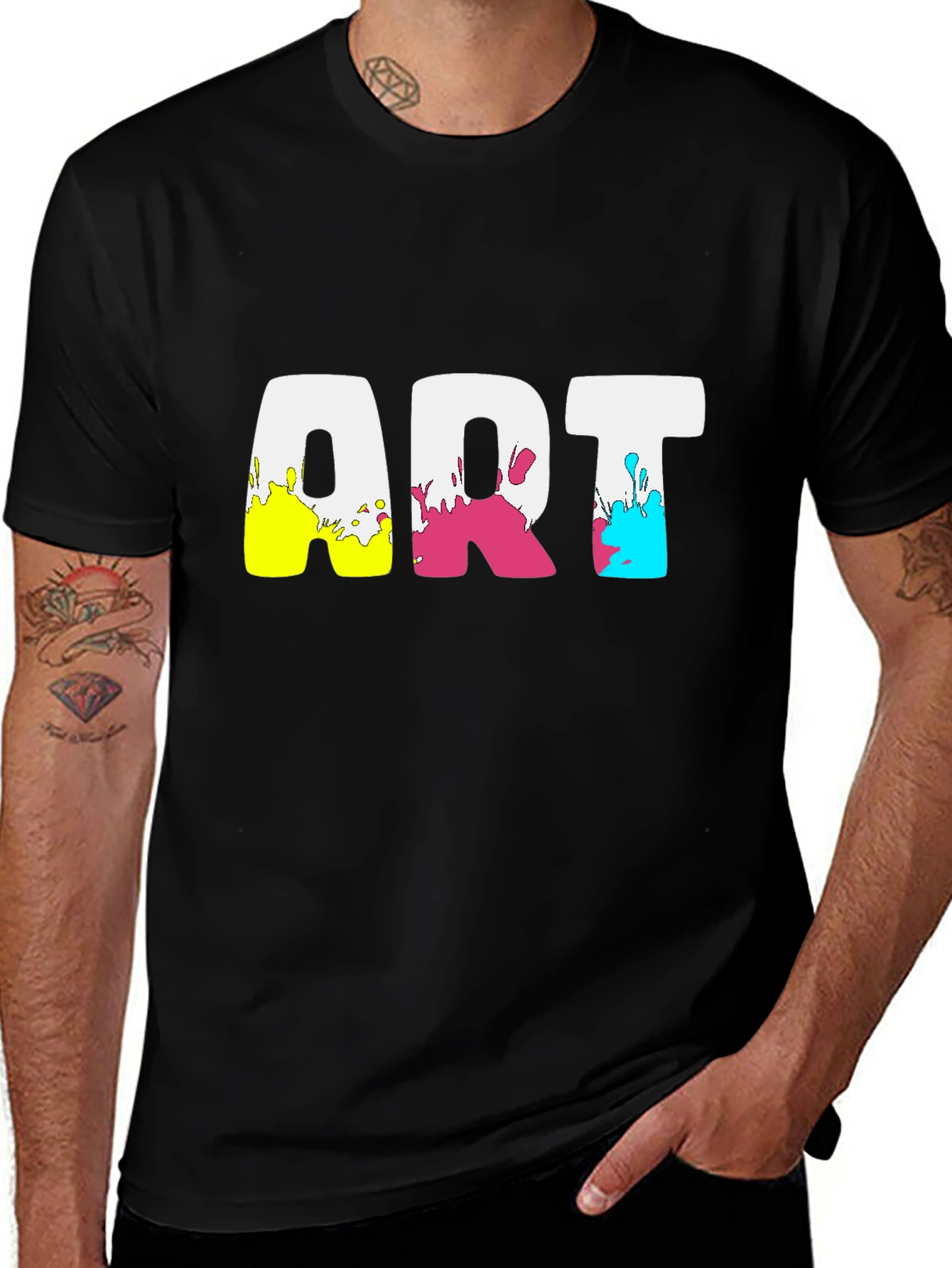 Variant 22 of Art Splash T-Shirt - Colorful Graphic Tee