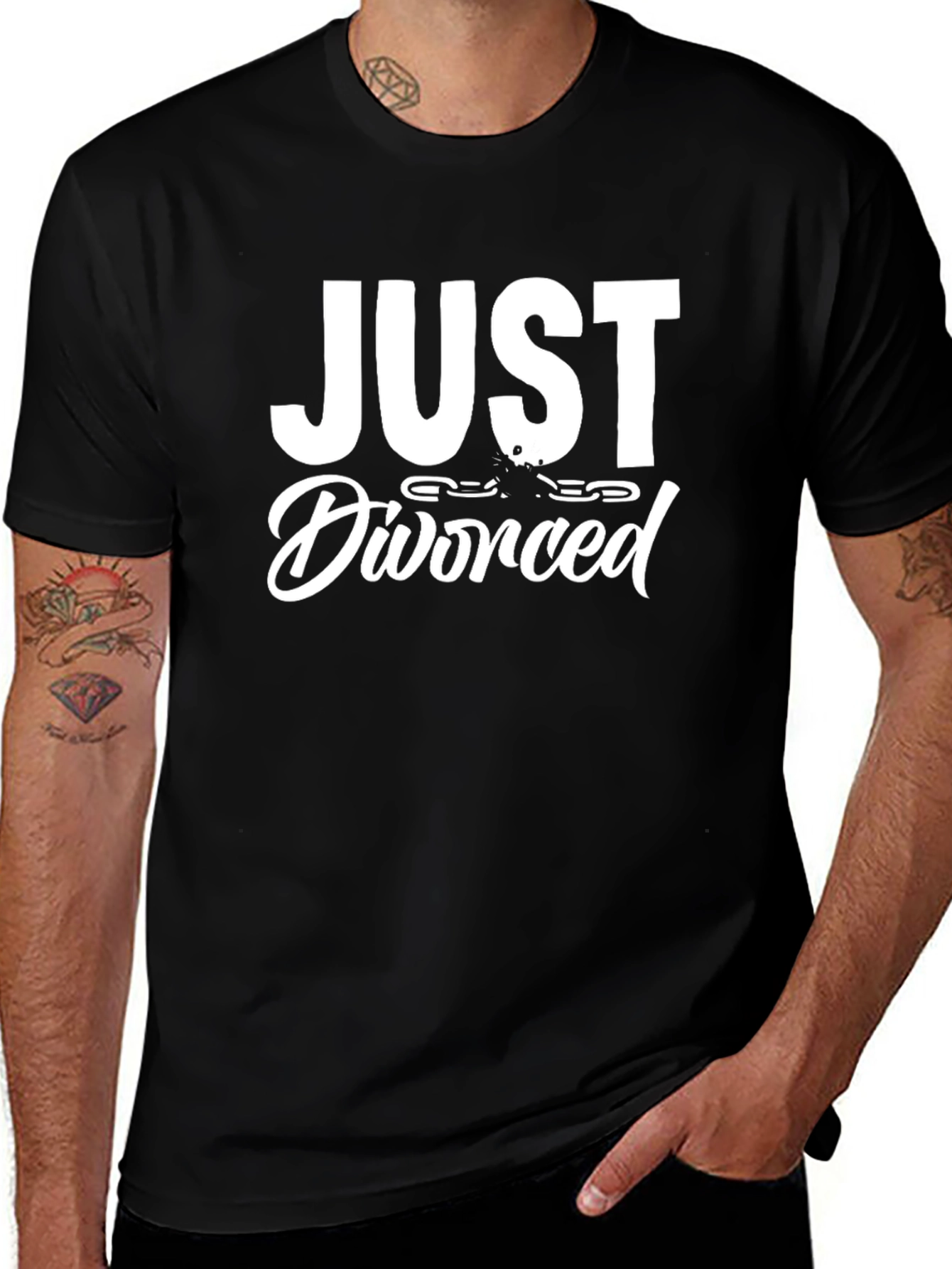 Variant 27 of Just Divorced Graphic T-Shirt - Break Free!