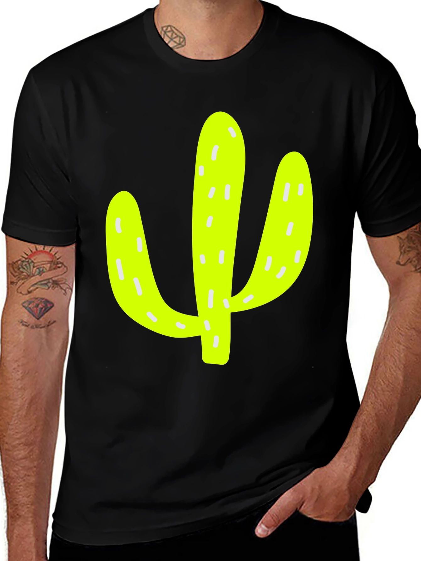 Variant 17 of Cactus Graphic Tee - Modern Style