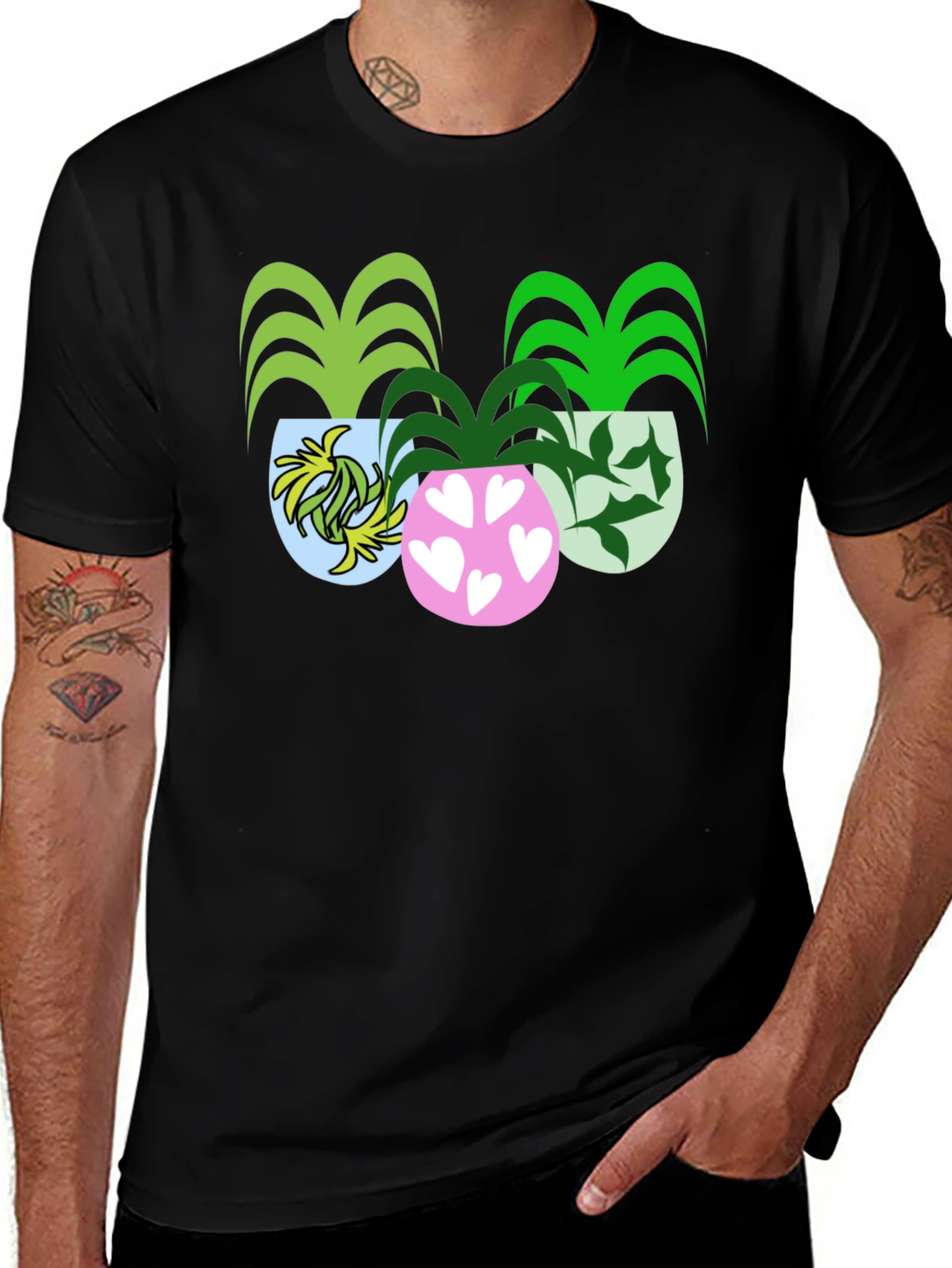 Variant 12 of Stylish Plant Pot Graphic T-Shirt