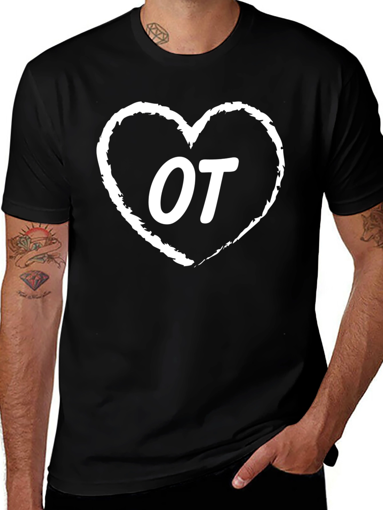 Variant 2 of OT Heart T-Shirt - Occupational Therapy Tee