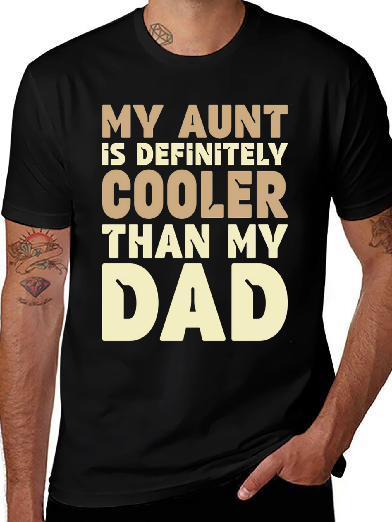 Variant 21 of My Aunt is Cooler Than My Dad Graphic Tee