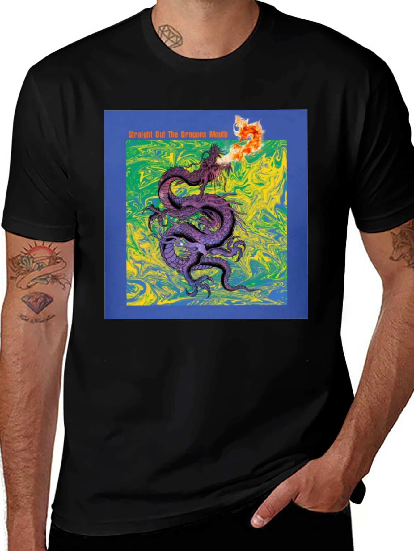 Variant 25 of Dragon's Mouth Graphic T-Shirt