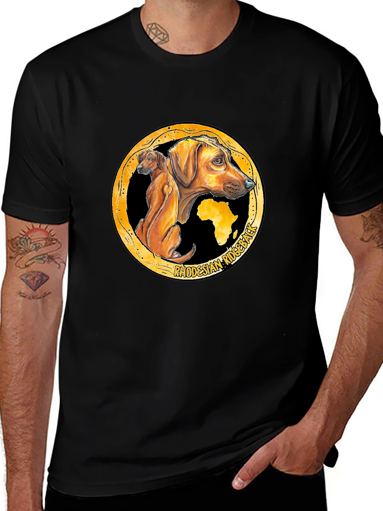 Rhodesian Ridgeback T-Shirt - Africa Dog Breed Tee