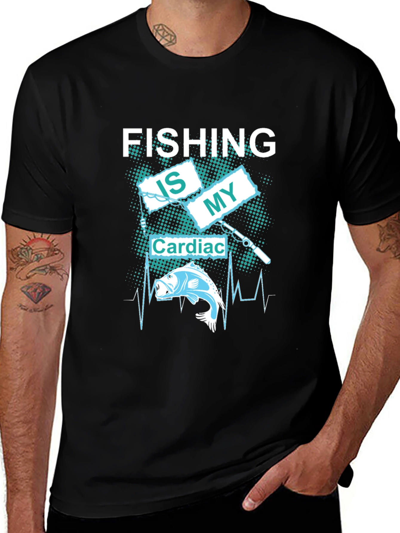 Fishing is My Cardiac Rhythm T-Shirt