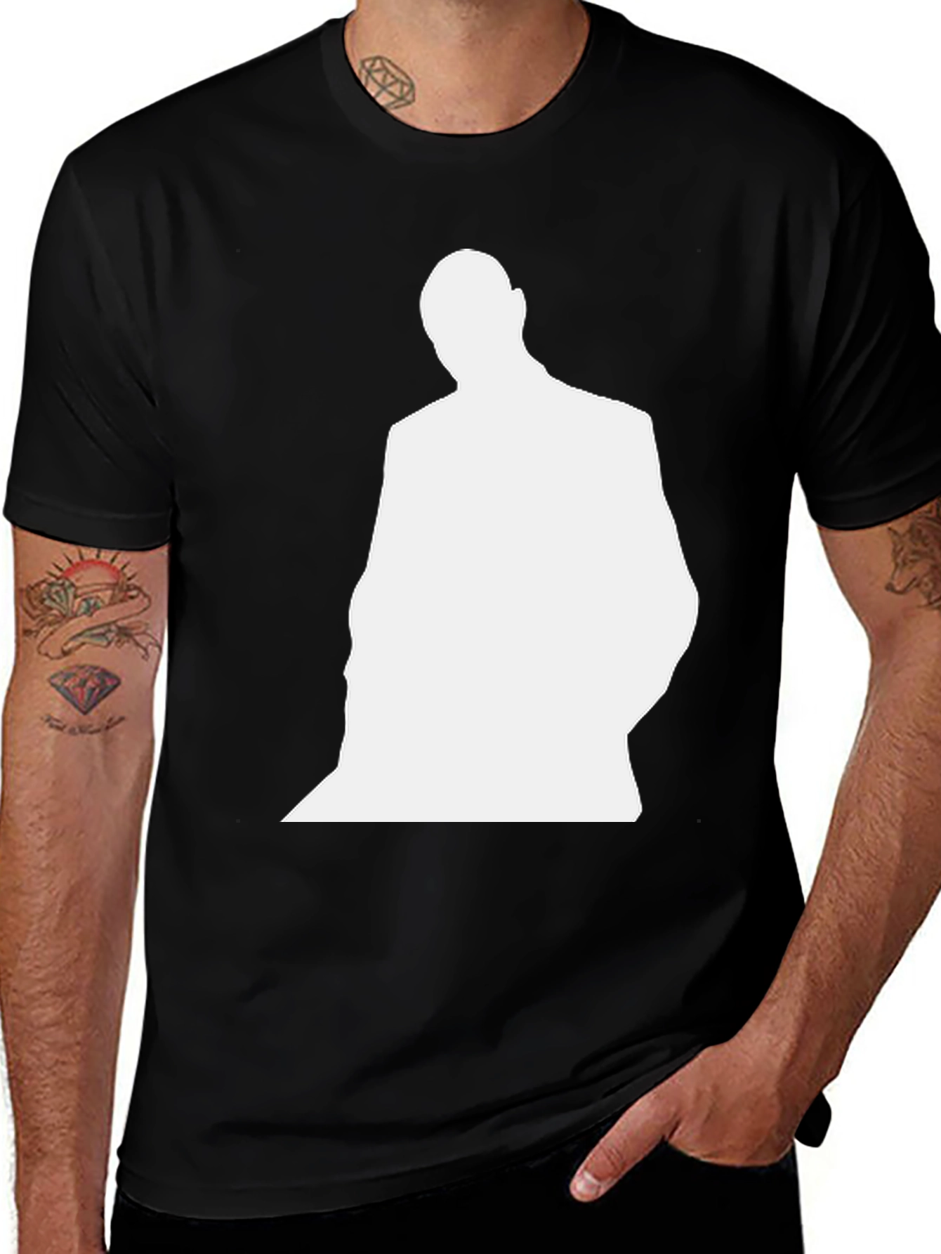 Variant 30 of Silhouette Graphic T-Shirt - Modern Style