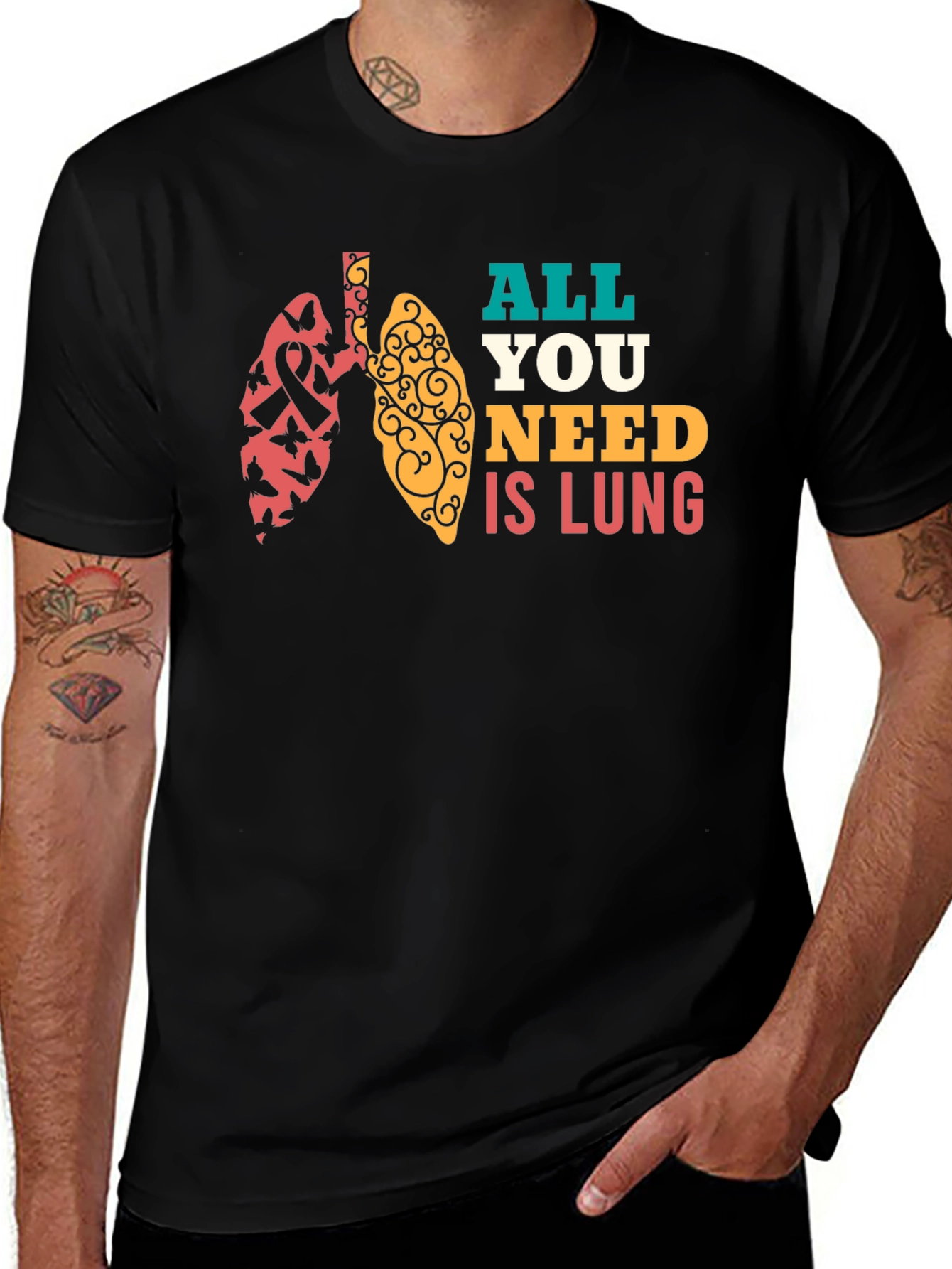 Variant 28 of All You Need Is Lung T-Shirt