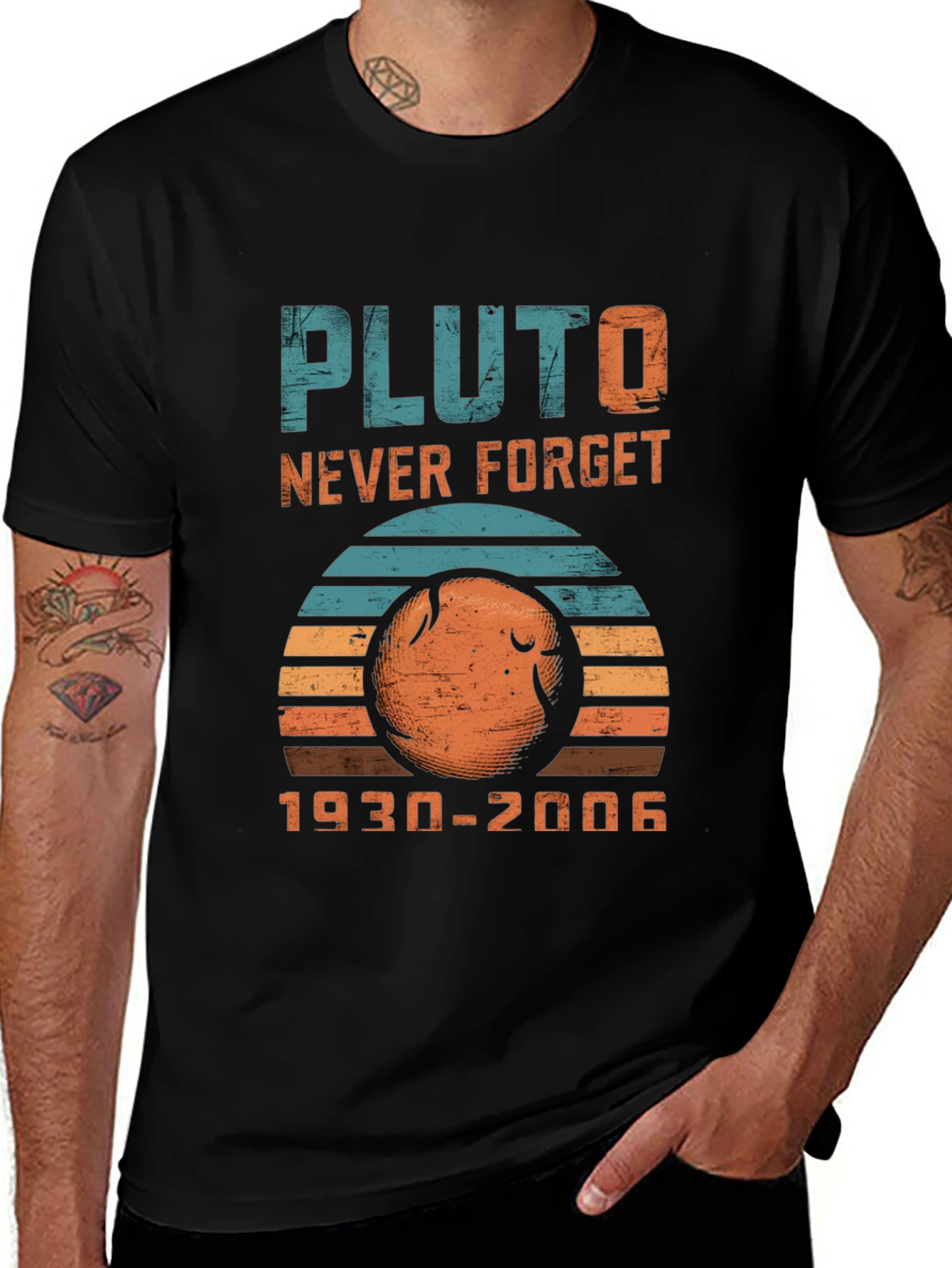 Pluto Never Forget Retro T-Shirt