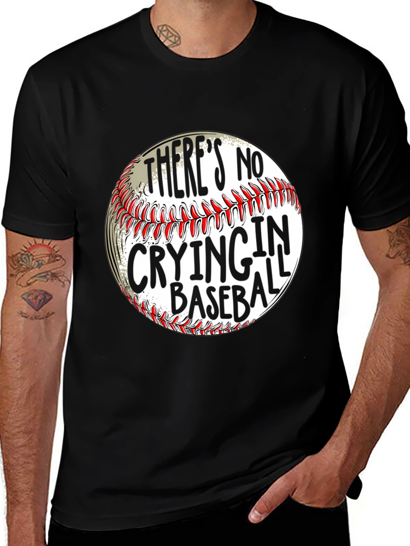 Variant 6 of There's No Crying In Baseball T-Shirt