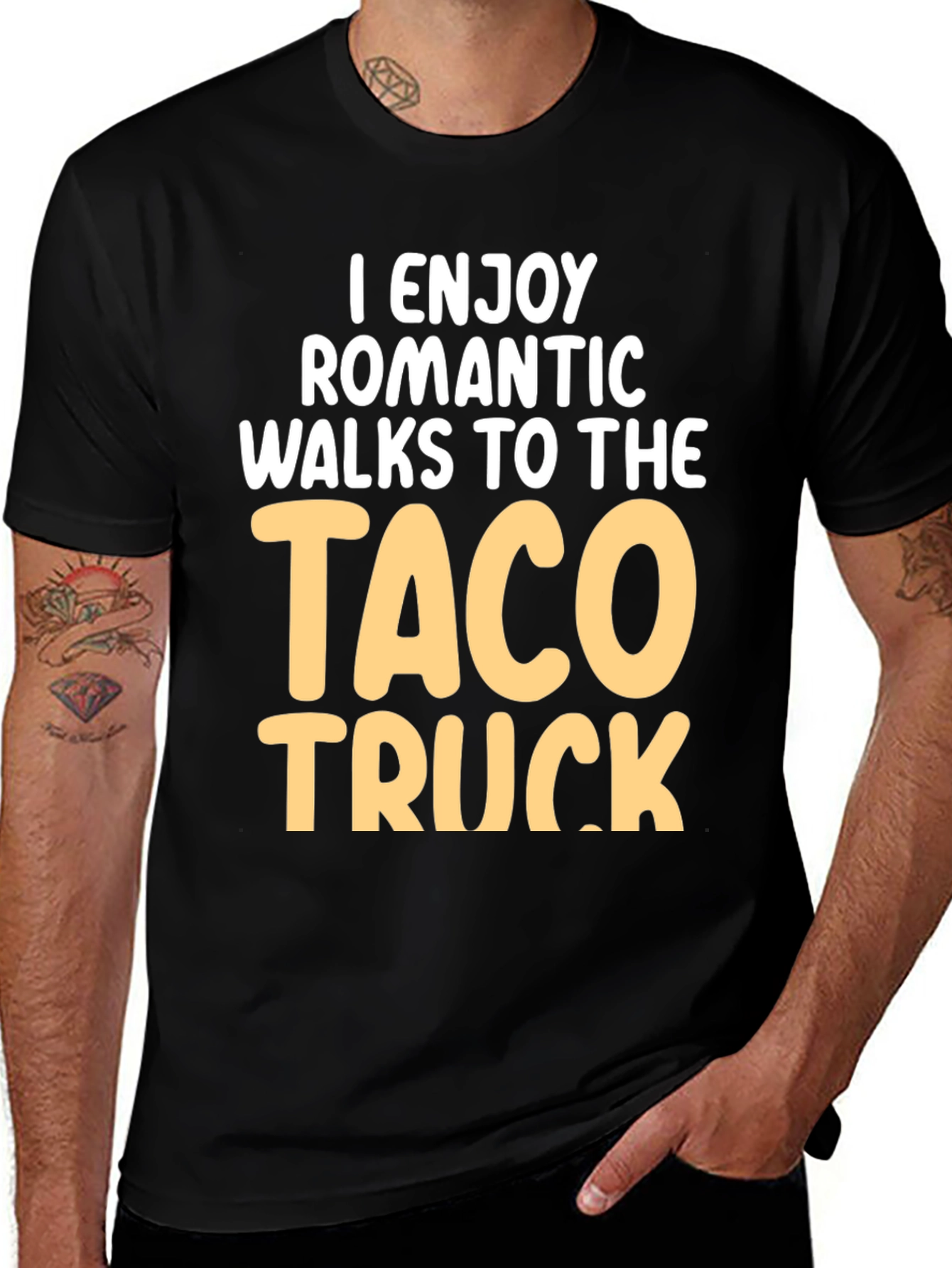 Variant 21 of Taco Truck Romantic Walk T-Shirt