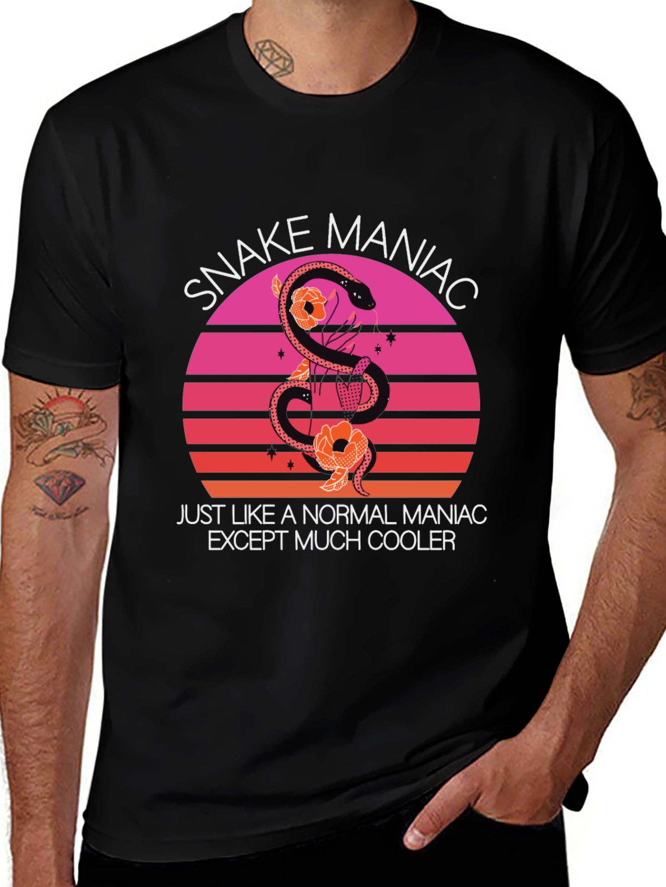 Variant 5 of Snake Maniac Graphic Tee