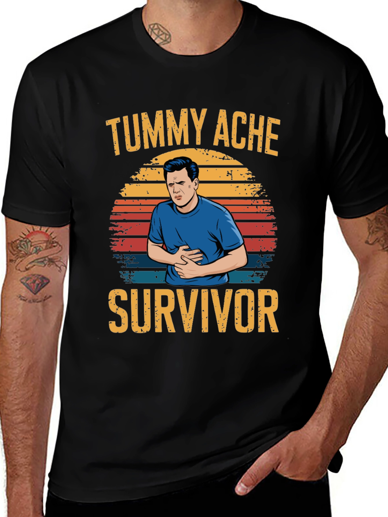 Variant 24 of Tummy Ache Survivor Graphic Tee