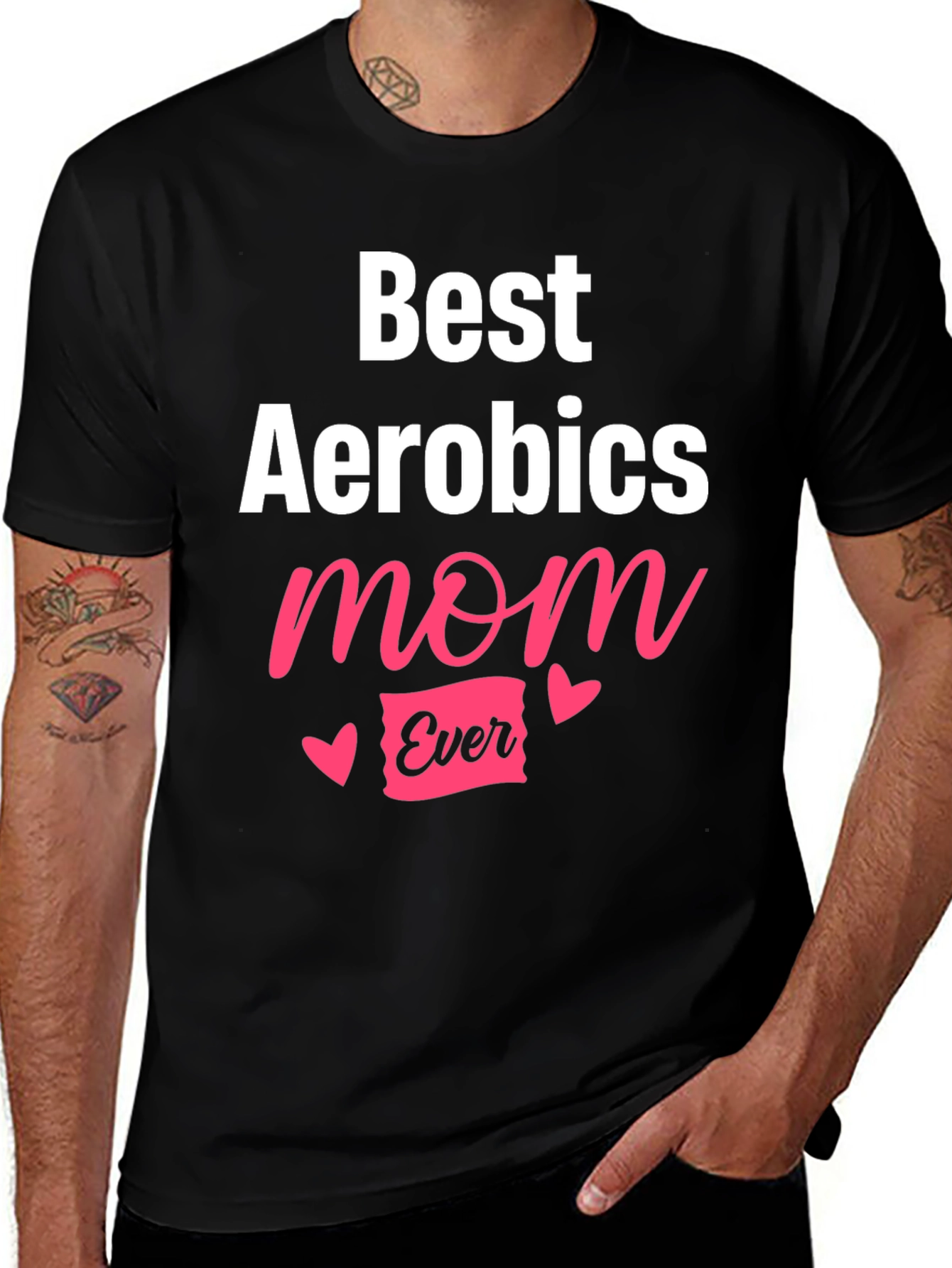 Variant 12 of Best Aerobics Mom Ever T-Shirt - Workout Tee
