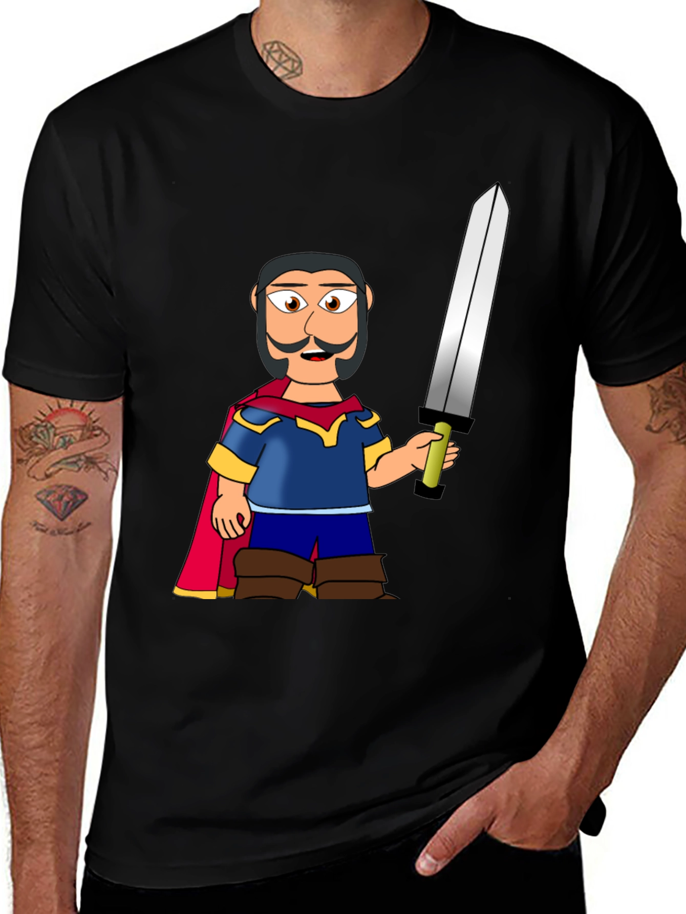 Variant 27 of Cartoon Knight T-Shirt