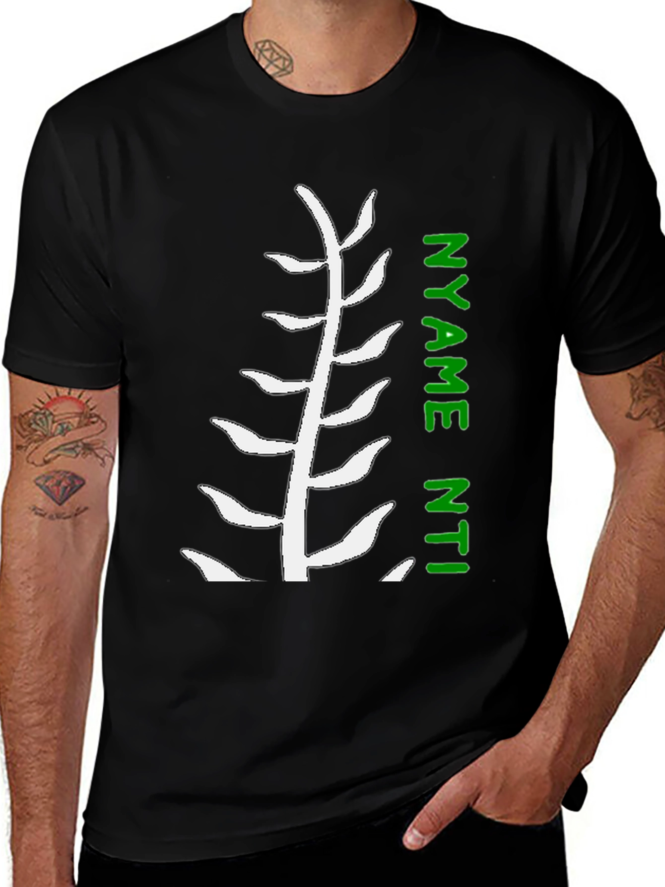 Nyamé Nti Adinkra Symbol T-Shirt