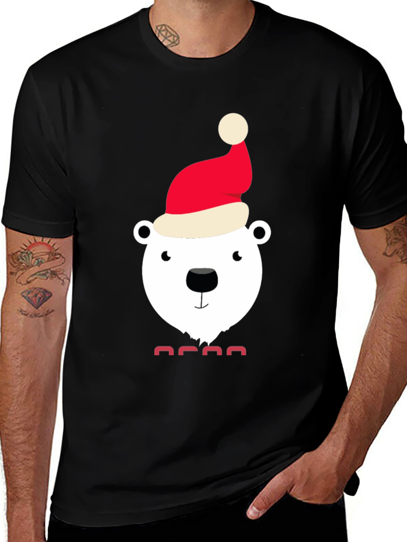 Variant 20 of Festive Polar Bear T-Shirt