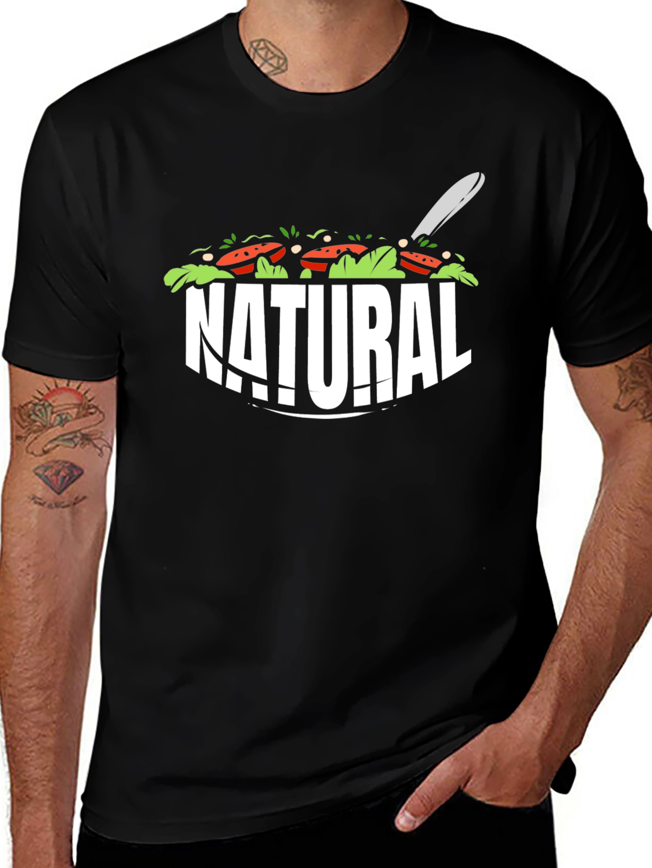 Natural T-Shirt - Eat Clean