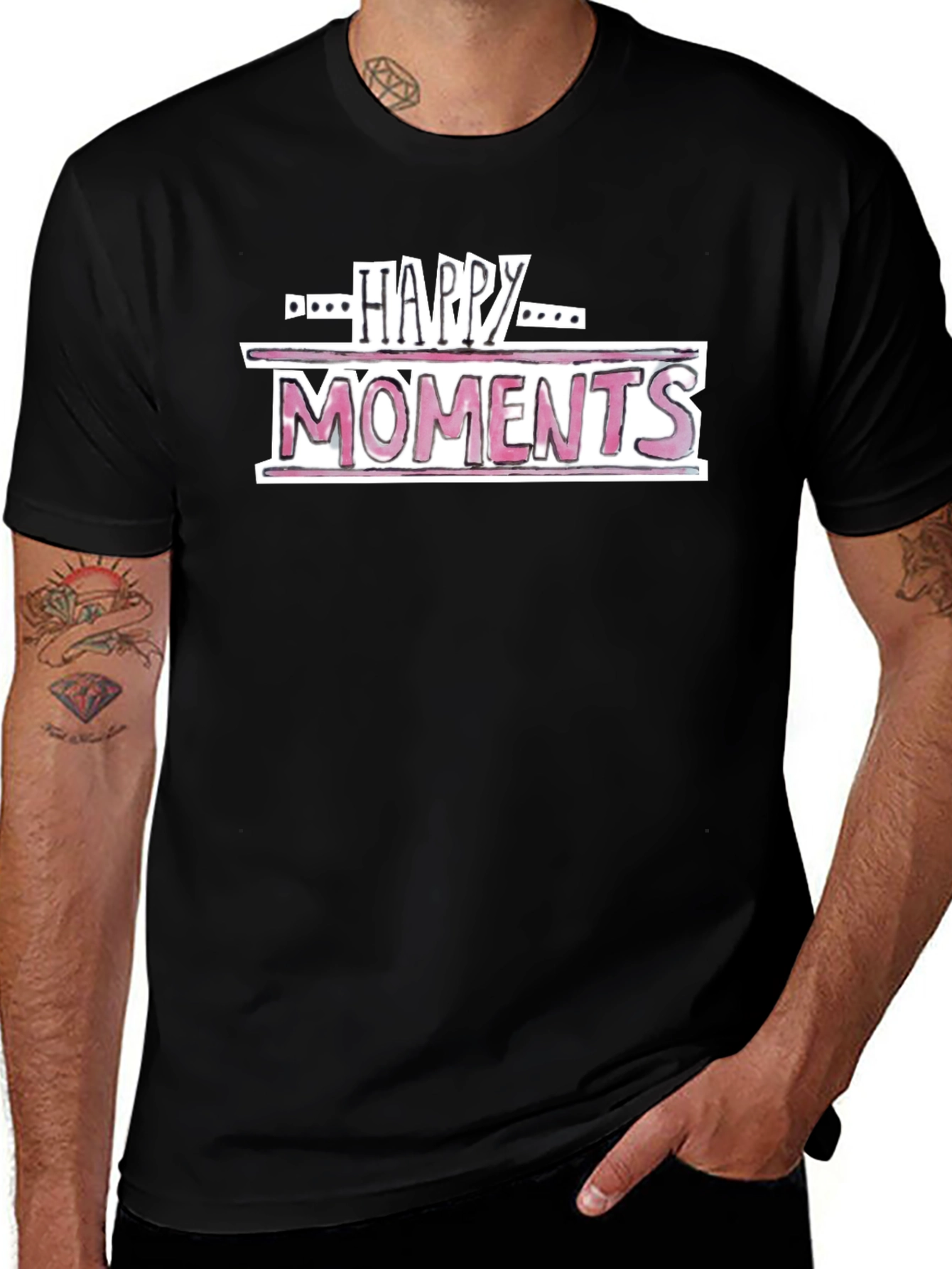 Variant 24 of Happy Moments Graphic T-Shirt - Casual Comfort