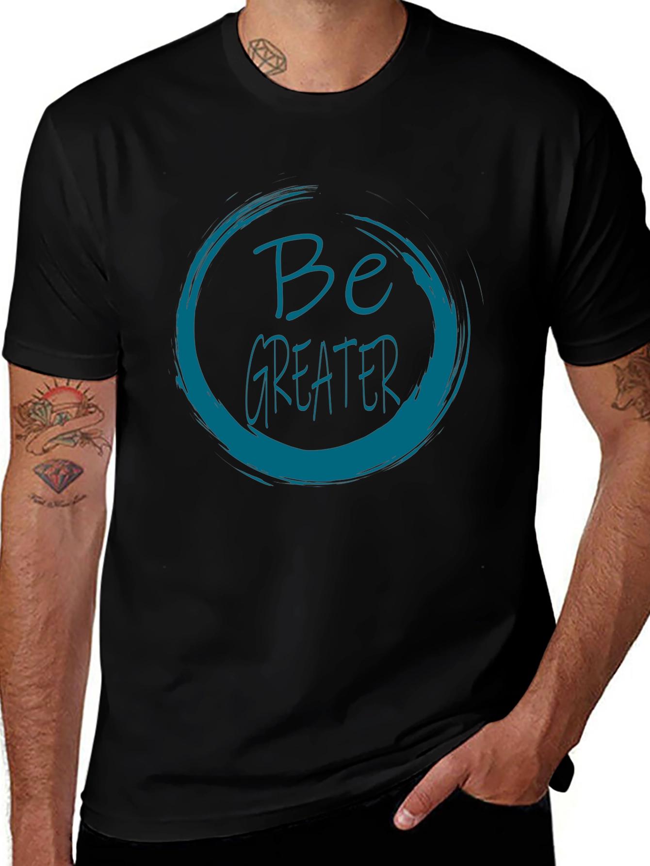 Variant 26 of Be Greater Graphic T-Shirt - Trendy Tee