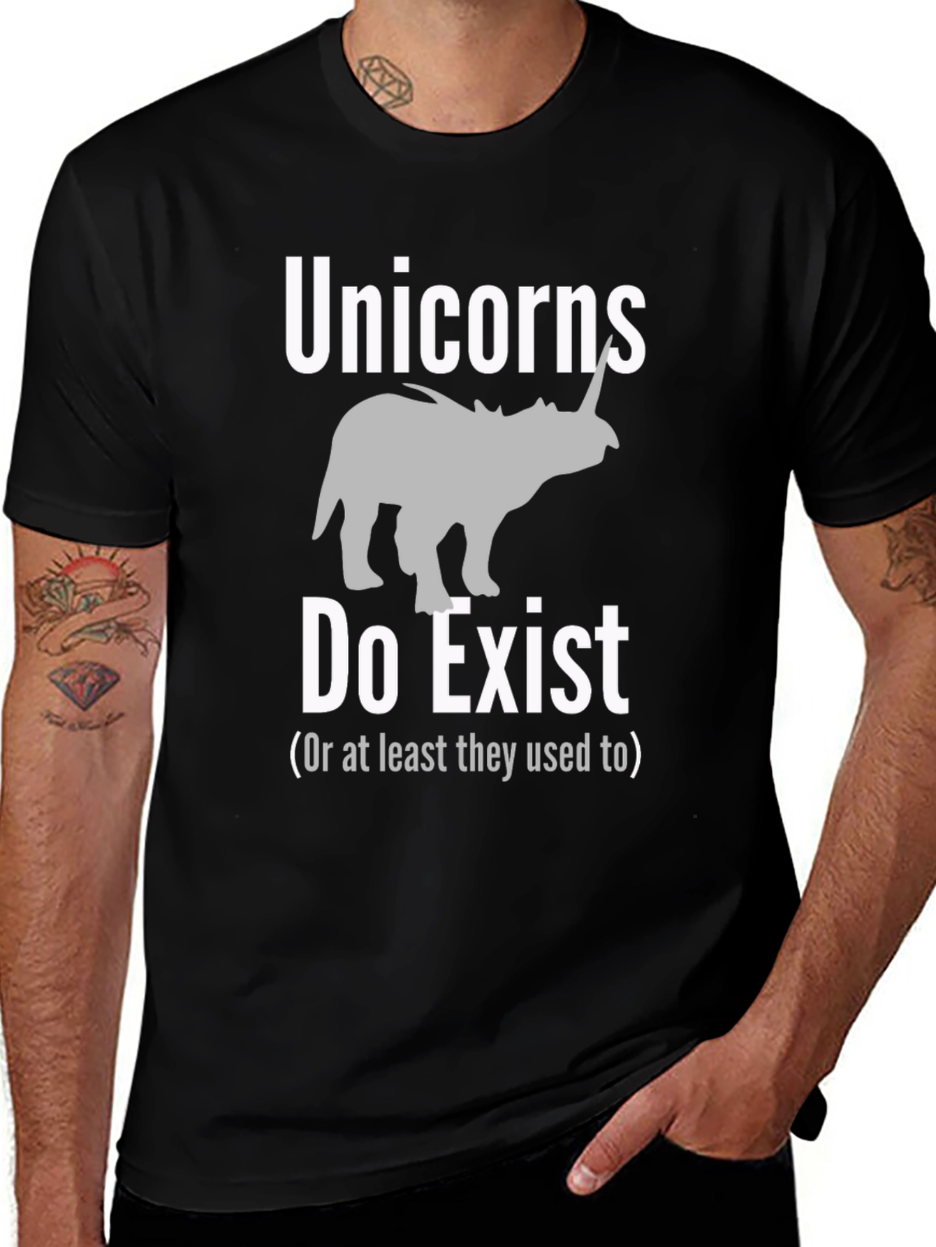 Variant 4 of Unicorns Do Exist Funny Graphic T-Shirt