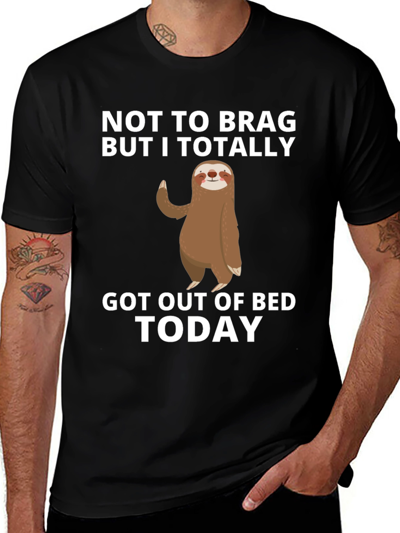 Variant 2 of Funny Sloth Got Out of Bed T-Shirt