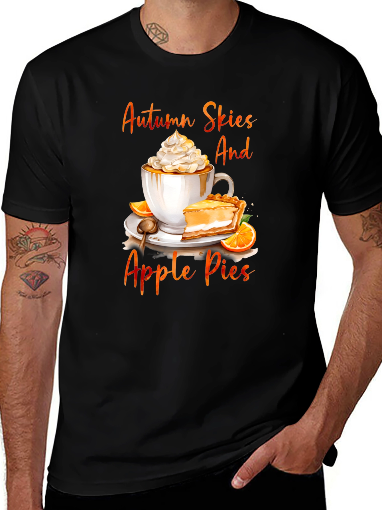 Variant 4 of Autumn Skies & Apple Pies T-Shirt - Fall Theme